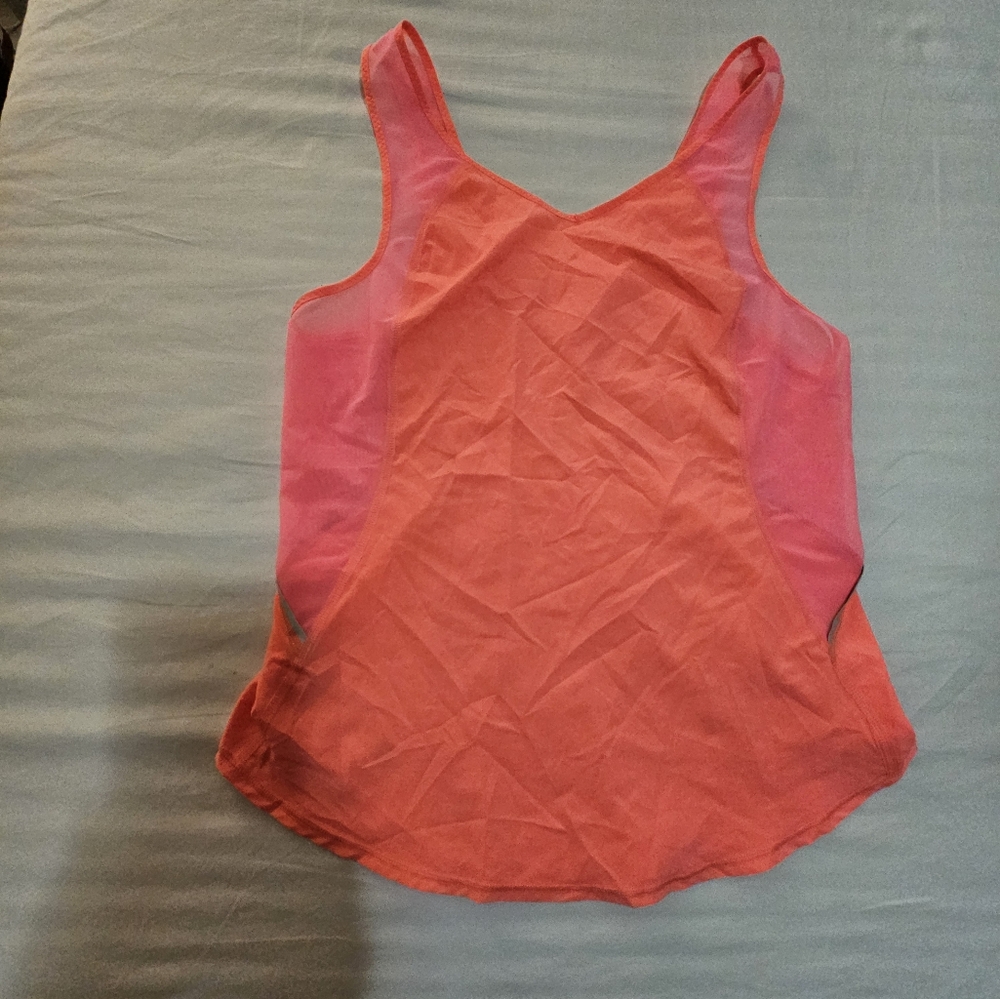 lululemon athletica Coral and Pink Tank Top